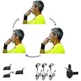 Maxquall Soccer Ref-comm Headset 3 Referees Talk Same time Football Referee Judger Arbitration Walkie Talkie Football Coach Referee Headset