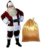 Softsnow Holidays Complete Santa Claus Christmas Suit Costume for Men