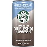 Starbucks Doubleshot, Espresso + Cream Light, 6.5 Ounce, 12 Pack