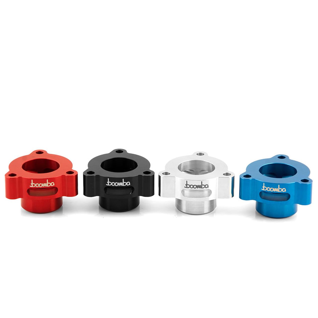 Boomba Turbo Blow Off Valve Adapter BOV Black 15-18 Ford Mustang 2.3L Boomba Turbo Blow Off Valve Adapter BOV Black 15-18 Ford Mustang 2.3L