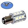 HQRP-BAY15d-24LED-SMD5050-Cool-White-Light-Bulb-for-Aqua-Signal-Series-40-41-42-50-Hella-2984-and-Perko-200-Fixtures-10-30V-DC-Replacement-plus-HQRP-Coaster