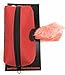 Primal Pet Gear Dog Poop Bag Holder Red, Leash Attachment Dispenser, 20 Bags Included Roll, Lightweight, Fits Any Dogs Lead, for Easy, Responsible Doggy Walking