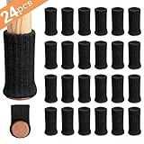 Ezprotekt 24PCS Chair Leg Socks High Elastic Furniture Socks Pads Non-Slip Chair Leg Feet Socks Covers Furniture Caps Set, Fit Furniture Feet Girth from 3