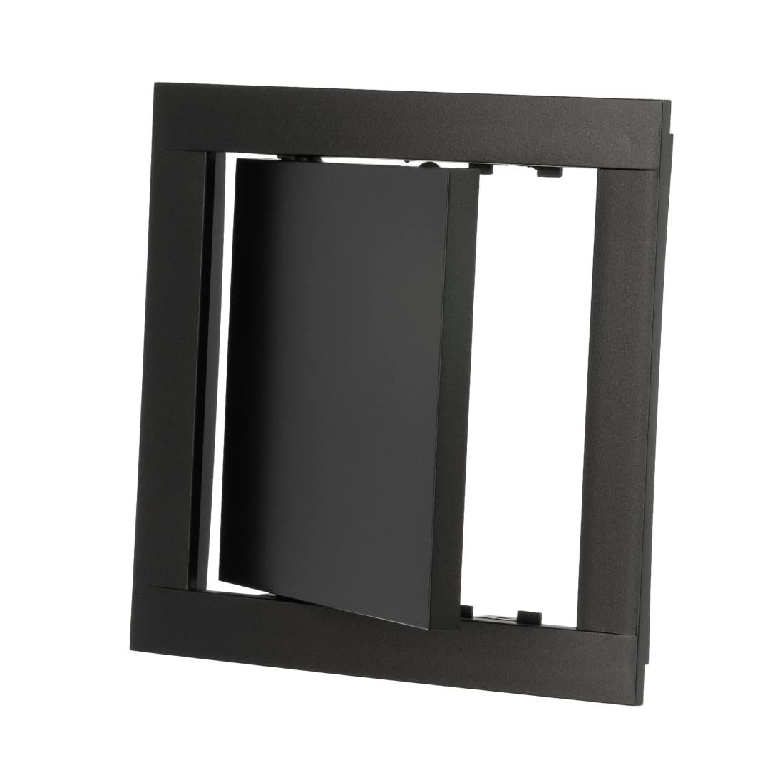 150x150mm Access Panel - Concealed Wall Hatch - 6x6 inch Inspection Door - ABS Plastic Anthracite — image 1