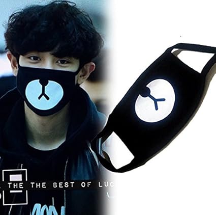 Amazon Aoile queenneeup Exo All Members Black Mask Exo Mask