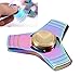 Rainbow Colors EDC Fidget Spinner UFO Tri-spinner Zinc Hand Spinner Aluminum Alloy Fidget Toy Anxiety Stress Adults Kid Metal Spinner