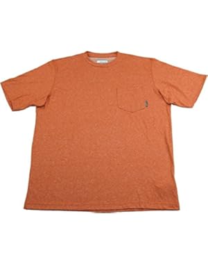 Mens Size Medium Crew Neck T-Shirt, Burnt Orange