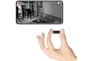 HCTOBFF Mini Spy Camera WiFi, Smallest HD1080P Hidden Cameras, Home Security Surveillance, Small Nanny Cam with Phone App