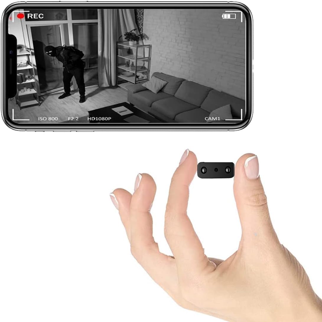 Photo 1 of Mini WiFi Hidden Spy Camera, Smallest Cameras HD1080P for Home Security,Surveillance Small Nanny Cam with Phone App, Motion Detection and Night Vision