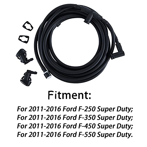 Windshield Washer Hose Jet fluid Nozzles repair kit for F250 F350 F450
