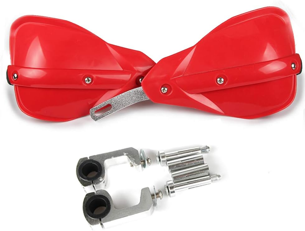 Motorcycle Handguards Dirtbike Hand Guards Brush Guards Handlebar 7/8" 1 1/8" For CRF230 CRF250R CRF250X CRF250L CRF450R CRF450X CR250R CR CRF Universal (Red)