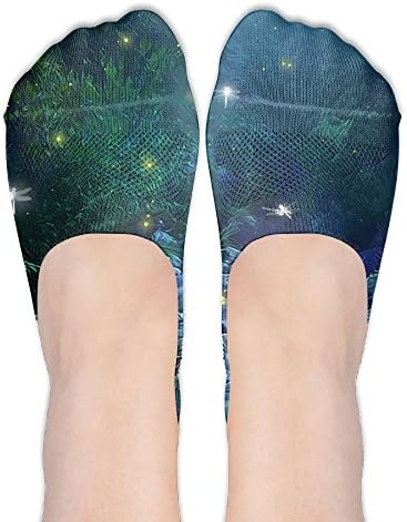 Fire Flies Play With Dragonflies Female Polyester Cotton Socks Women Boat Socks Thin Casual Socks Low Cut Socks