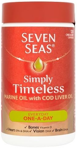 Seven Seas One A Day Pure Cod Liver Oil 120 capsules by SEVEN SEAS HEALTH CARE