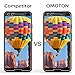 OMOTON Google Pixel 3 Screen Protector, Tempered Glass Screen Protector for Google Pixel 3 [5.5 Inch] with Guide Frame [Only Cover Display Area] [2 Pack]
