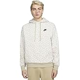 Nike Sportswear Sport Essentials+ Men's Fleece Pullover Hoodie, Limestone/Black XX-Large
