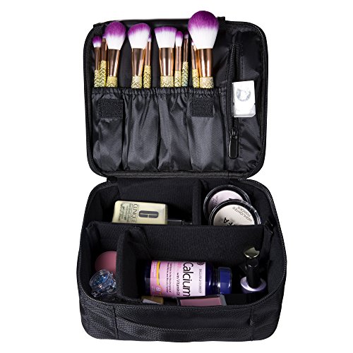 Portable Makeup Cosmetic Bag Train Case Large Capacity Waterproof