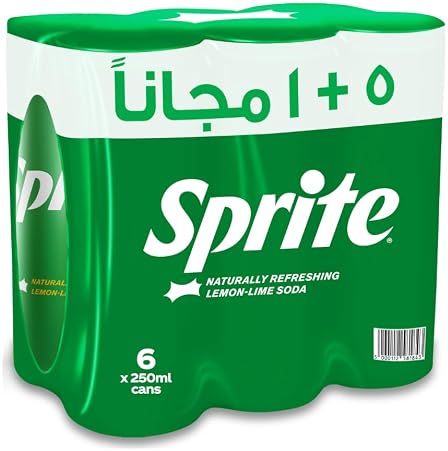 سعر Sprite 5+1 250ml فى مصر | بواسطة امازون مصر | كان بكام