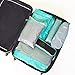Packing Cubes with Shoe Bag 7 set - The Best Travel Luggage Compression Organizer - Extra Laundry Bag - by Chooci