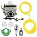Anzac 753-04296 Carburetor for Troy-Bilt TB26TB TB475SS TB525CS TB146EC TB590BC TBE515 TB575SS Gas Trimmer primary
