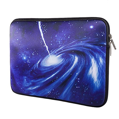 Voova 11.6 Inch Laptop Sleeve [ Galaxy Skin ] Neoprene Water Resistant Carrying Case for MacBook 2016 Air Pro Retina , Dell , Sony , Notebook and More