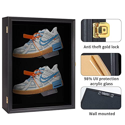 Shadow Boxes Display Cases COMSREV Memorabilia Shoe Display Case