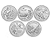 2019 P, D BU National Park Quarter 10 Coin Set Uncirculated
