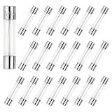 Tiooka 6×30mm Fuse Kit 20A Fast-Blow Glass Fuse