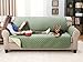 Elaine Karen Premium Reversible Sofa Couch Slipcover Furniture Protector, Quilted, Anti-Slip 2 Inch Strap, Machine Washable, Slip Cover Throw for Pets, Dogs, Cats, Kids,-Olive/Sage