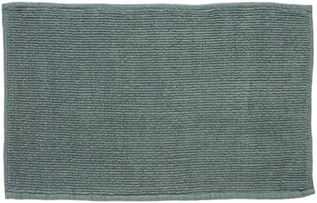 One Home & Design Pure Fibre Mattias, 100% Cotton, Tourmaline, Plain Rug 50 x 80 x 2 cm