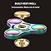 Fidget Spinner by SNAHIKE, High Speed 6-8 Mins Spins Zinc Alloy Rainbow Metal Fidget Spinner, Hand Spinner Fidget Toy, Extremely Quite Spins, Help with Focus, Anxiety