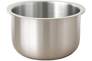 3L Kitchen Tool Rice Cooker Inner Bowl Replacement Parts, universal 316L Zero-coated Pot Lining. Compatible with Panasonic. S