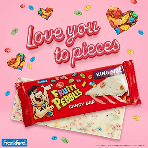 Frankford Fruity PEBBLES Candy King Size Bar, (Pack of 18) Pricepulse