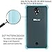 BLU R1 HD CASE with Enhanced Corner Protection, [2 PACK] Shalwinn Transparent Shockproof TPU Cover Case For BLU R1 HD (2016) [DO NOT FIT 2018 Version] (Blue+Clear)