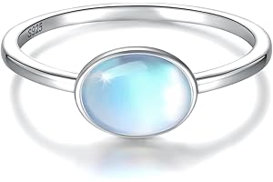 SARIEL 925 Sterling Silver Mother Birthstone Stackable Rings Set Mom Ring with Birthstone Family Ring Mother's Day Jewelry Gifts for Wife Mama