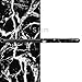 iPhone 7 Plus Case, marble iphone 7 plus case, GMYLE [Black Marble] Slim Glossy Hard Cover Case - Ultra Low Profile