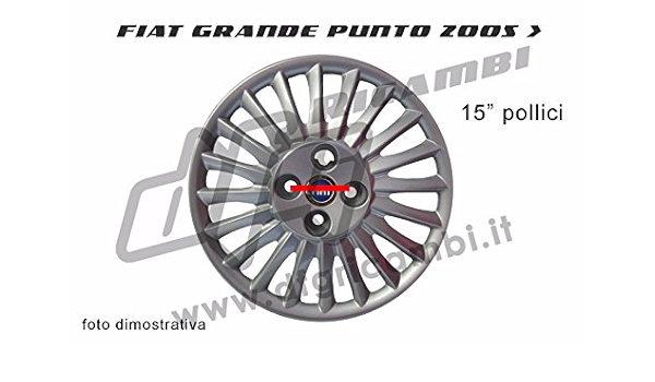 Copri aro – Copa Rueda – Trago Fiat Grande Punto 15 pulgadas ...