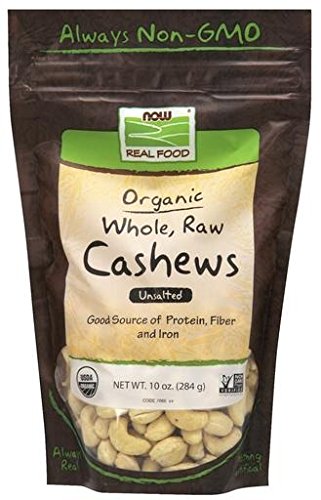NOW Foods Raw Organic Cashews