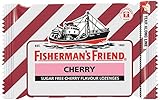 Fisherman's Friend Sugar Free Refreshing Cherry Flavor Cough Lozenges, 25g pack, (Pack of 12)