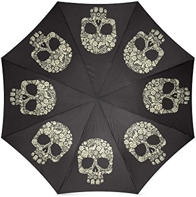 Fashion Design Sugar Auto Foldable Umbrella 100% Polyester