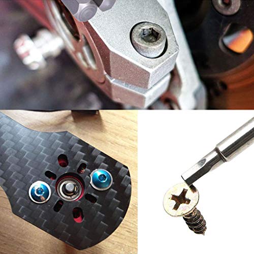 image for Topker 10PCS 50mm 1/4 Inch Hex Wrench Head Long Allen Bit Drill Quick 