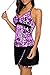 Dokotoo Women's Bikini Swimsuits Ladies Bandeau High Waisted Sexy Push Up Bikini Set 2023 Cute Solid Sporty Padded Two Pieces Bikini Swimwear Bathing Suit Bikinis for Women