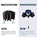 Prodigen Inverted Folding Umbrella Travel Umbrella Windproof Compact Umbrella Inside Out Umbrella Reversible Reverse Umbrella Automatic Open and Close Umbrella for Woman & Man UV Sun & Rain (Blue)
