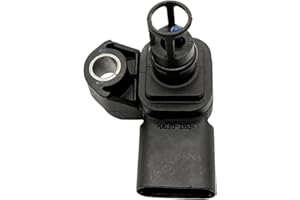 Sephile 1 PC Automotive Intake Air Pressure and Temperature Sensor, Manifold Pressure Sensor, Car Air Intake Switch Replacement, Compatible with OE: 12681993 082800-0630 (Black)