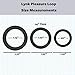 LYNK Pleasure Products Loop Cock Rings - Medical Grade Silicone Penis Enhancer Set for Men - Last Longer & Get Harder Erections - Supports ED - Set of 3 Small Medium Large - Black