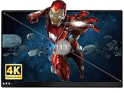 4K Portable Monitor, AYY 400 cd/m² Ultra Bright