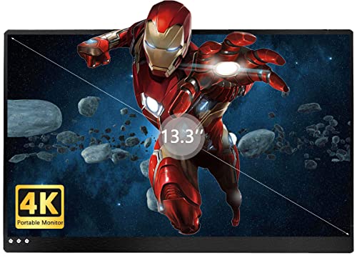 4K Portable Monitor, AYY 400 cd/m² Ultra Bright