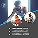 Bluetooth Headphones Sport, HIFI Stereo with Bass Wireless Earbuds with Mic, Noise Cancelling, Sweatproof Waterproof Headset -BOIROS Magnetic Earphone for Running Gym Exercising 14 Hour Play Time