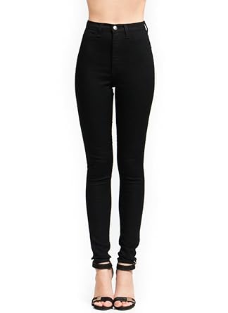 Black skinny jeans high waisted online online