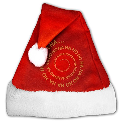 Laughter Yoga Universe Christmas Hat Velvet Santa Claus Hat S Size For Kid,M Size For Adult