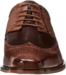 stacy adams tinsley wingtip oxford tan